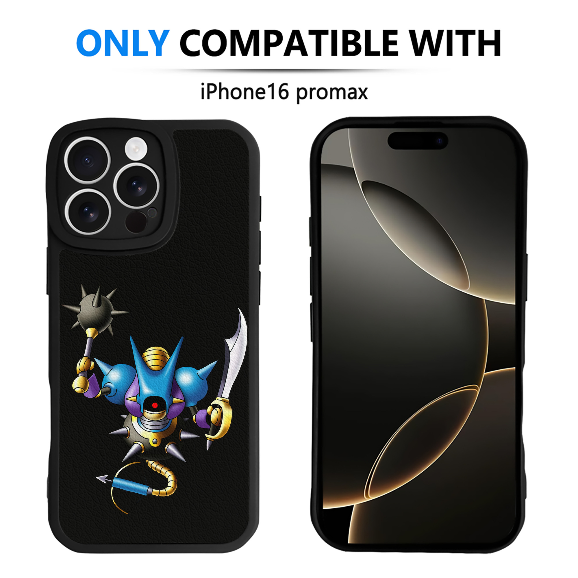 （画像用） ドラゴンクエスト Doragon Kuesuto Dragon Quest 【iPhone 16シリーズ対応】シリコンスマホケース（レザー調） 材質：シリコン
